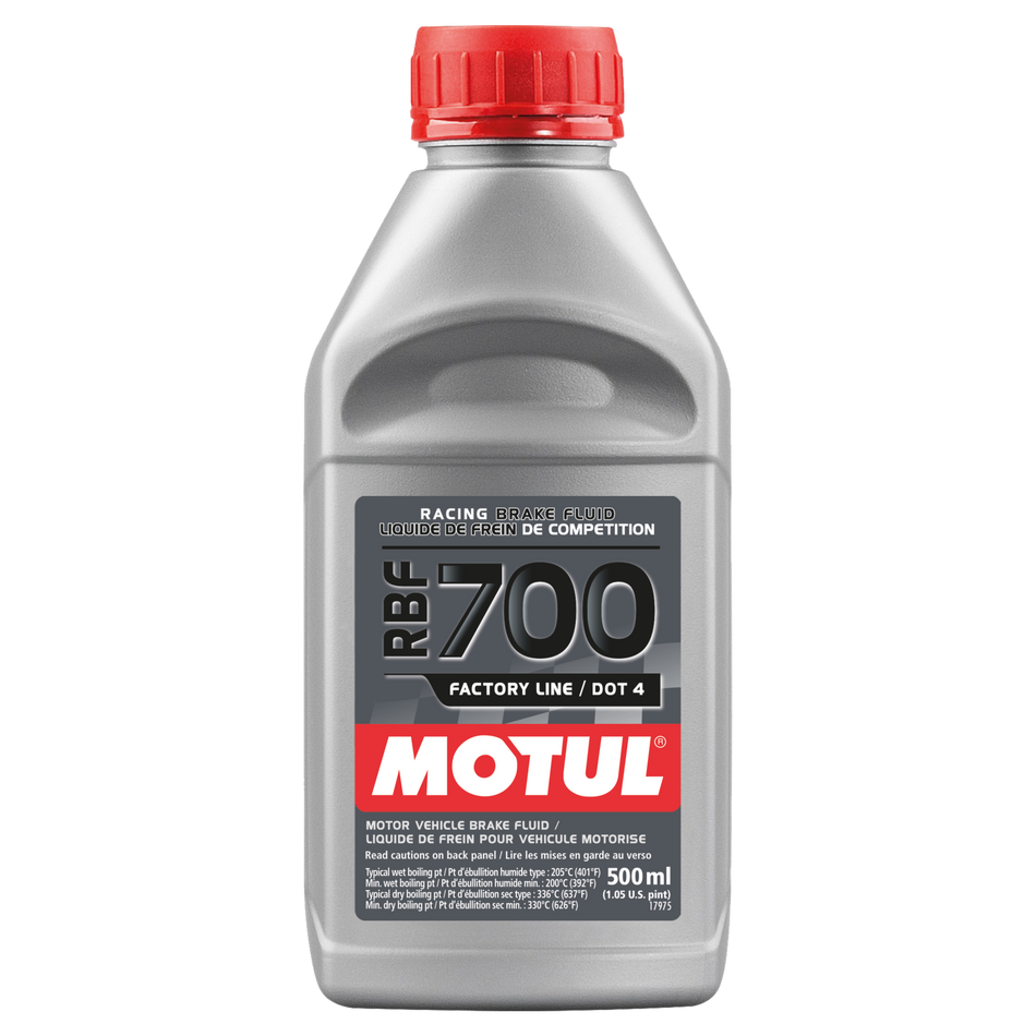 Motul 1/2L Brake Fluid RBF 700 - Racing DOT 4