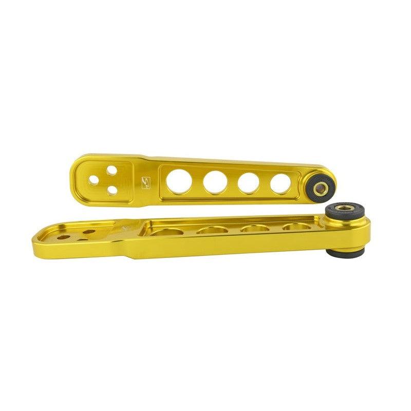 Skunk2 01-05 Honda Civic Gold Anodized Rear Lower Control Arm (Includes Socket Tool) - Saikospeed
