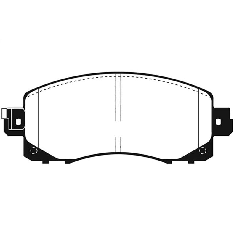 EBC 2018+ Subaru Crosstrek Yellowstuff Front Brake Pads
