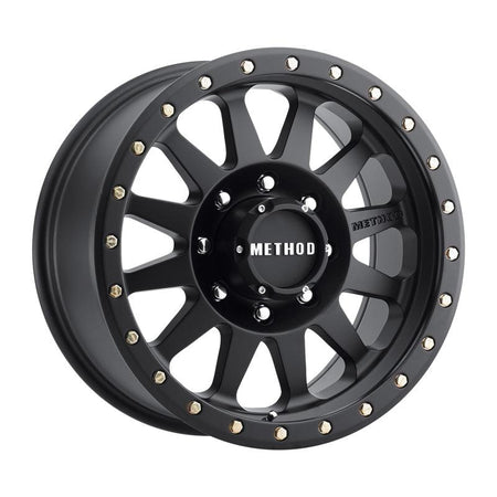 Method MR304 Double Standard 20x10 -18mm Offset 8x170 130.81mm CB Matte Black Wheel - Saikospeed