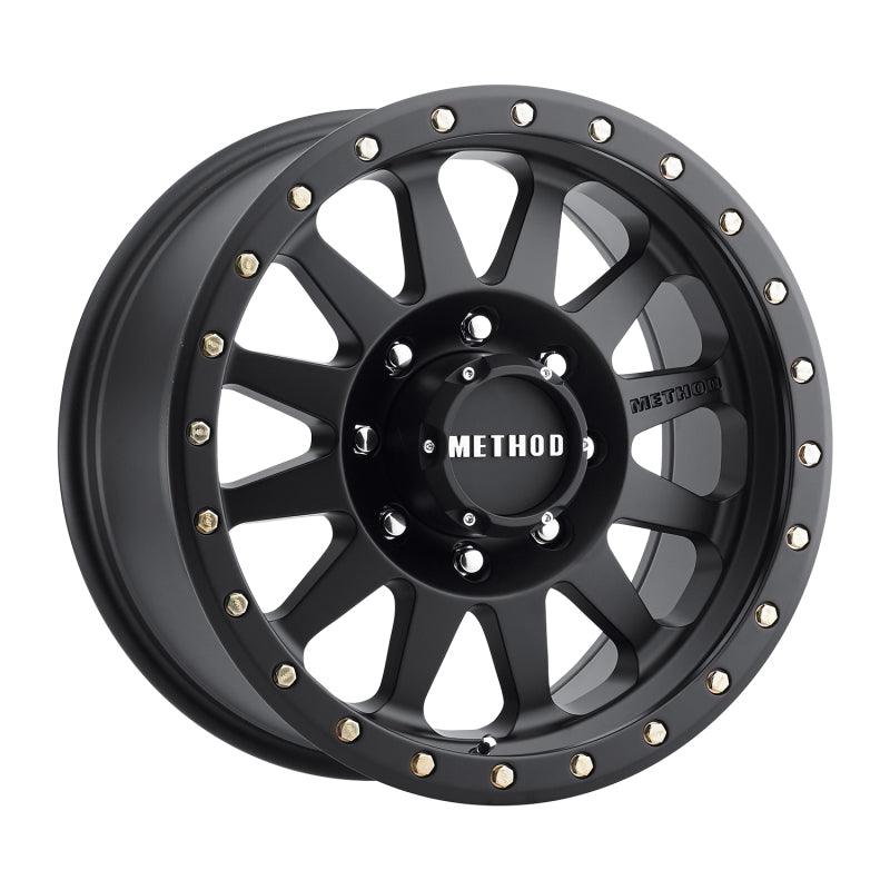 Method MR304 Double Standard 18x9 +18mm Offset 8x6.5 130.81mm CB Matte Black Wheel - Saikospeed