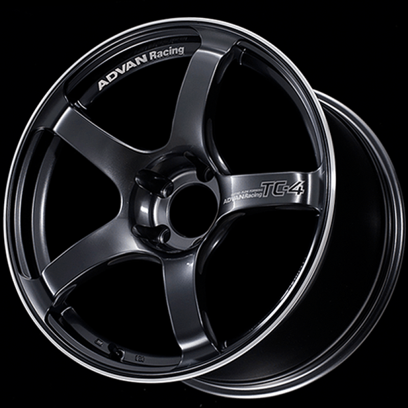 Advan TC4 18x9.5 +12 5-114.3 Racing Gunmetallic and Ring Wheel - Saikospeed