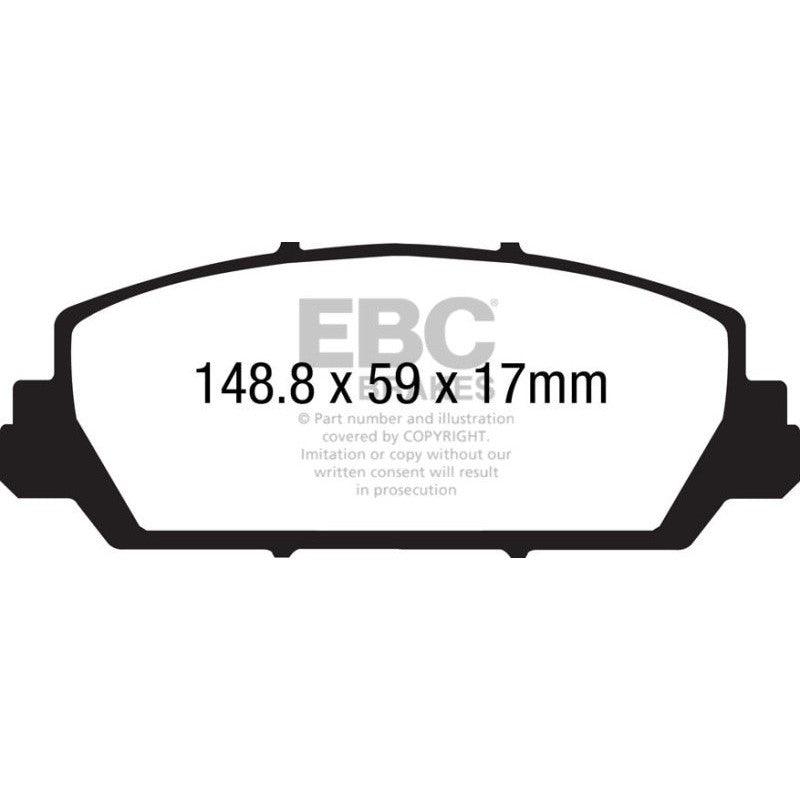 EBC 12+ Acura RDX 3.5 Greenstuff Front Brake Pads - Saikospeed