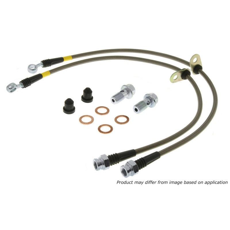 StopTech 00-05 Honda S2000 Rear SS Brake Lines - Saikospeed