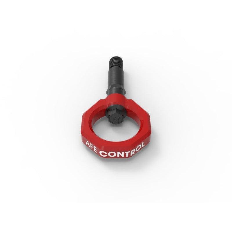aFe Control Rear Tow Hook Red 20-21 Toyota GR Supra (A90) - Saikospeed