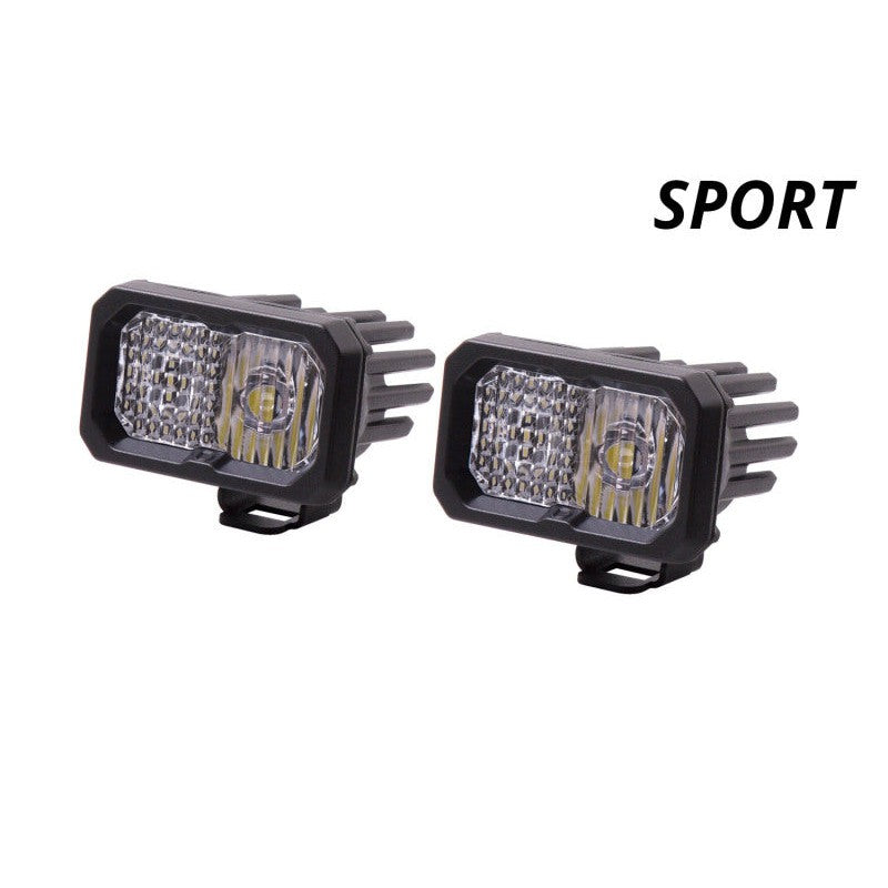 Diode Dynamics Stage Series 2 In LED Pod Sport - White Driving Standard ABL (Pair)