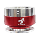 NRG Quick Release - Silver Body/ Red Chrome Ring