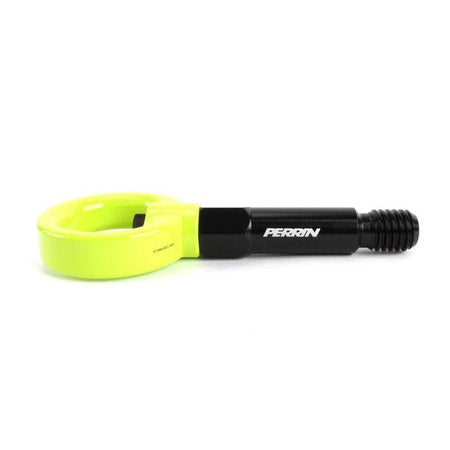 Perrin 2020 Toyota Supra Tow Hook Kit (Front) - Neon Yellow - Saikospeed