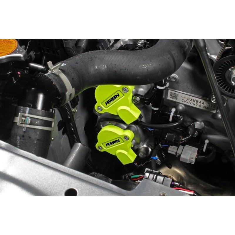 Perrin BRZ/FR-S/86 Cam Solenoid Cover - Neon Yellow - Saikospeed