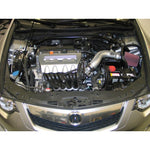 K&N 09 Acura TSX 2.4L Silver Typhoon Intake - Saikospeed