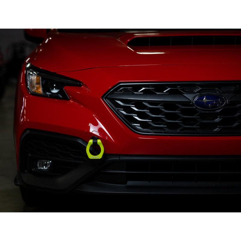 Mishimoto 2022+ Subaru WRX Front Tow Hook Neon Yellow - Saikospeed
