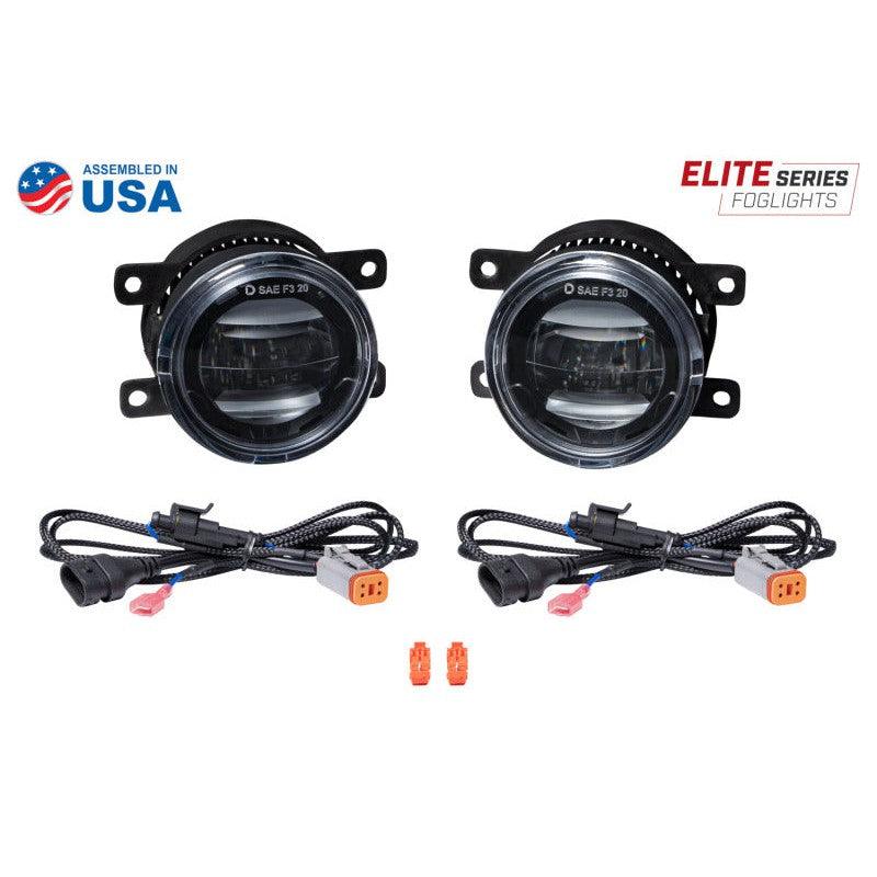 Diode Dynamics Elite Series Type A Fog Lamps - Yellow (Pair) - Saikospeed
