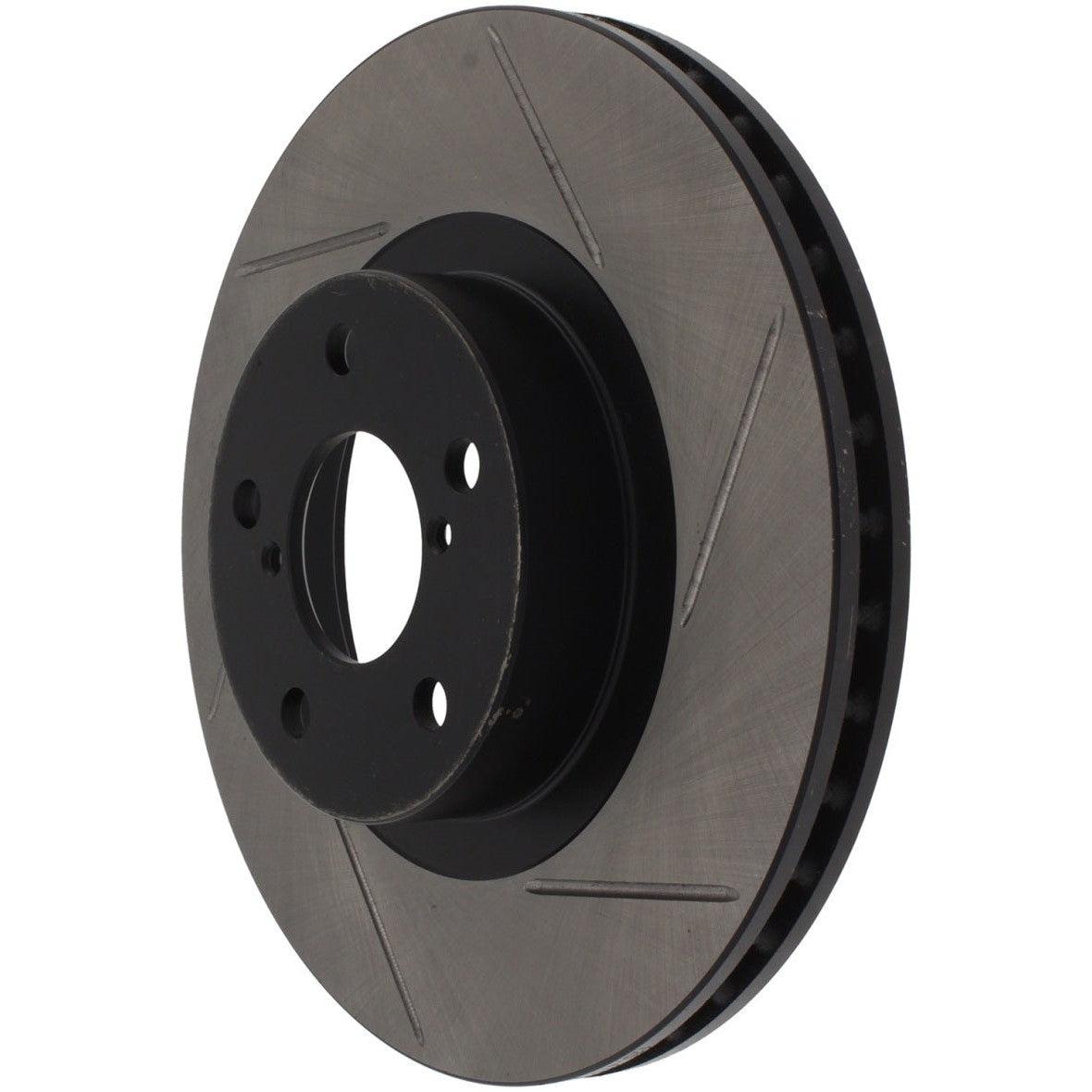 StopTech Power Slot 00-05 Legacy / 7/98-08 Impreza Front Left Sportstop Slotted Rotor - Saikospeed