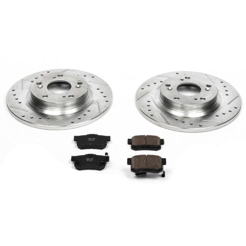 Power Stop 00-09 Honda S2000 Rear Z23 Evolution Sport Brake Kit - Saikospeed