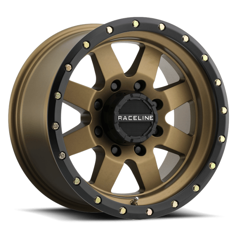 Raceline 935BZ Defender 16x8in / 6x139.7 BP / 0mm Offset / 107.95mm Bore - Bronze Wheel - Saikospeed