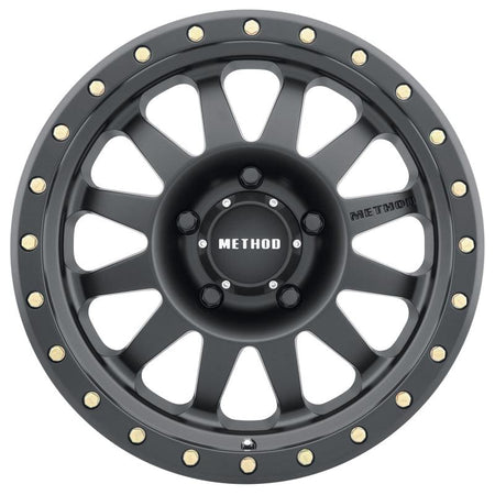 Method MR304 Double Standard 15x8 -24mm Offset 5x4.5 83mm CB Matte Black Wheel - Saikospeed