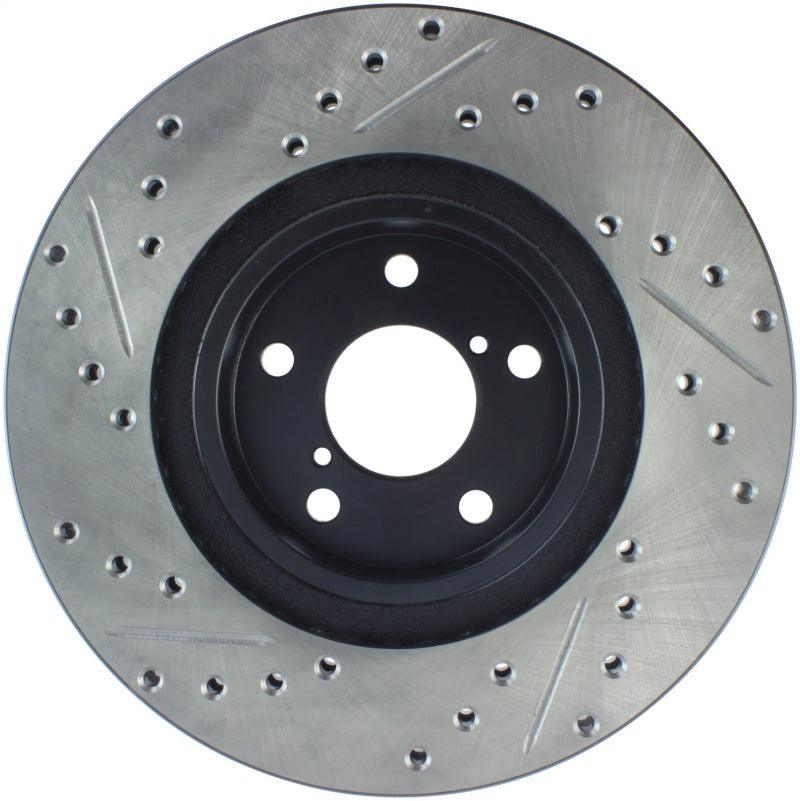 StopTech Slotted & Drilled Sport Brake Rotor - Saikospeed