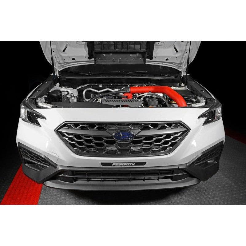 Perrin 22-23 Subaru WRX Front Mount Intercooler Kit (Red Tubes & Black Core) - Saikospeed