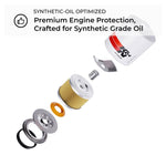 K&N 03-07 Mitsubishi Lancer Wrench-Off Oil Filer - Saikospeed