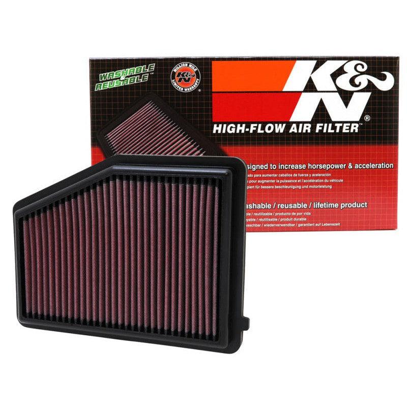 K&N Replacement Air Filter for 12 Honda Civic 1.8L L4 - Saikospeed