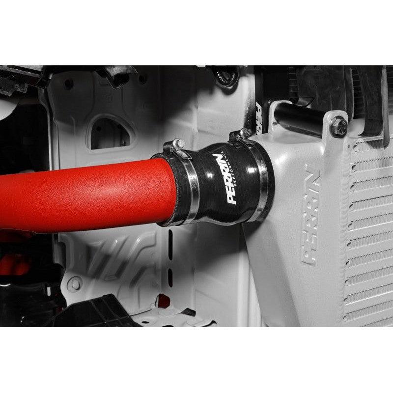 Perrin 22-23 Subaru WRX Front Mount Intercooler Kit (Red Tubes & Silver Core) - Saikospeed