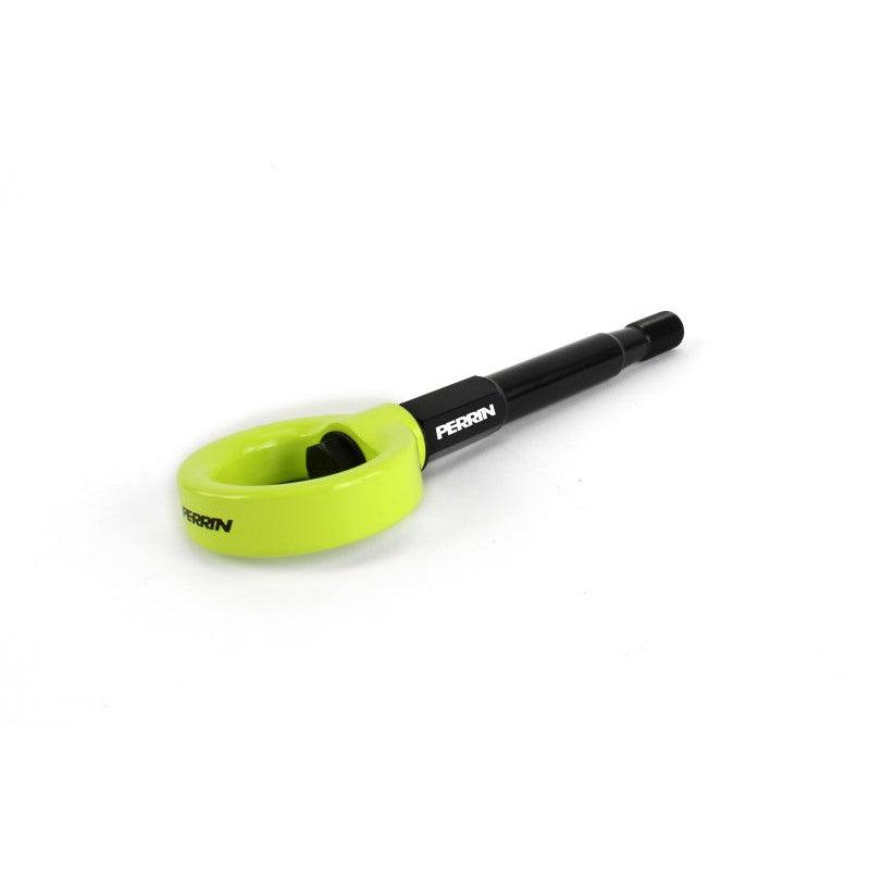 Perrin 18-21 WRX/STI / 13-20 BRZ / 17-20 Toyota 86 Front Tow Hook Kit - Neon Yellow - Saikospeed