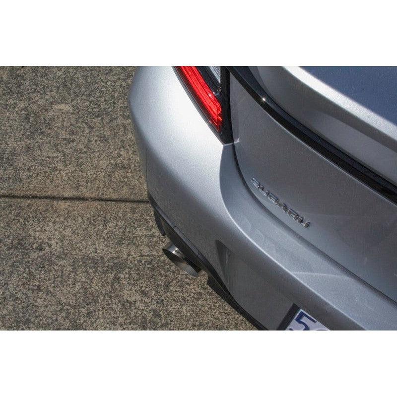 Perrin 2022 BRZ/GR86 Axle Back Exhaust SS (Single Side Exit w/Helmholtz Chamber) - Saikospeed