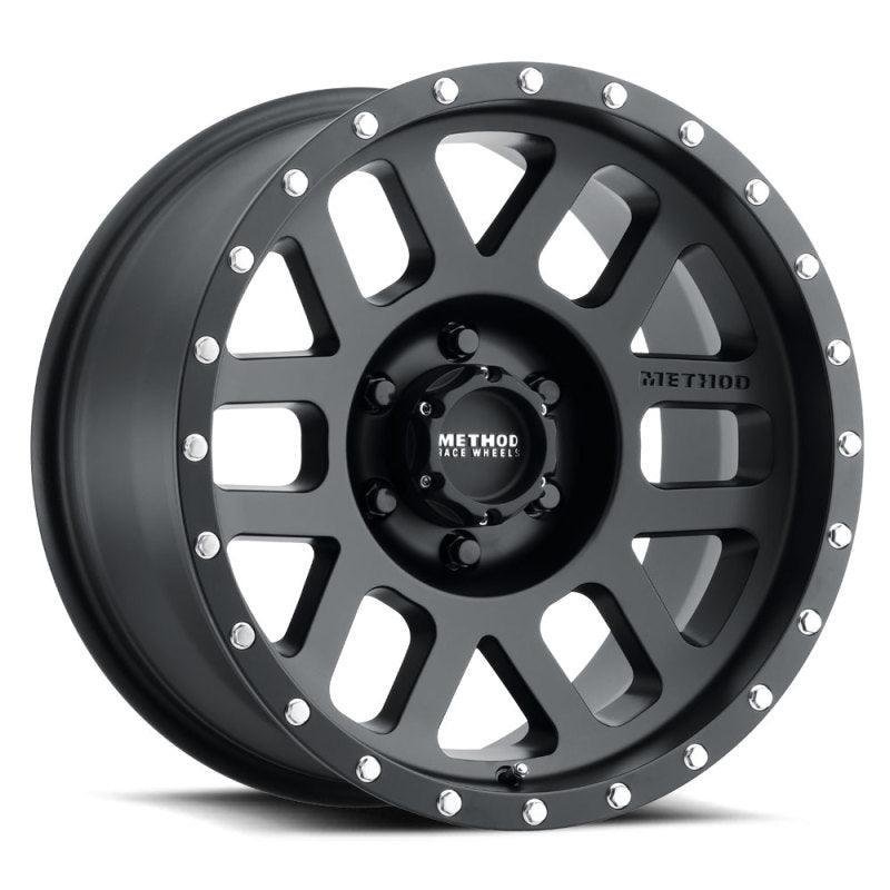 Method MR306 Mesh 17x8.5 0mm Offset 6x135 94mm CB Matte Black Wheel - Saikospeed