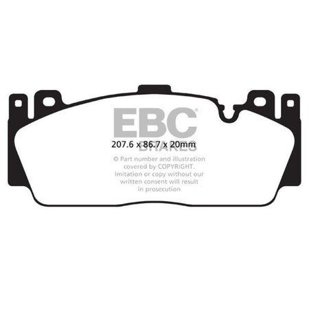 EBC 12-16 BMW M5 (F10) Bluestuff Front Brake Pads - Saikospeed