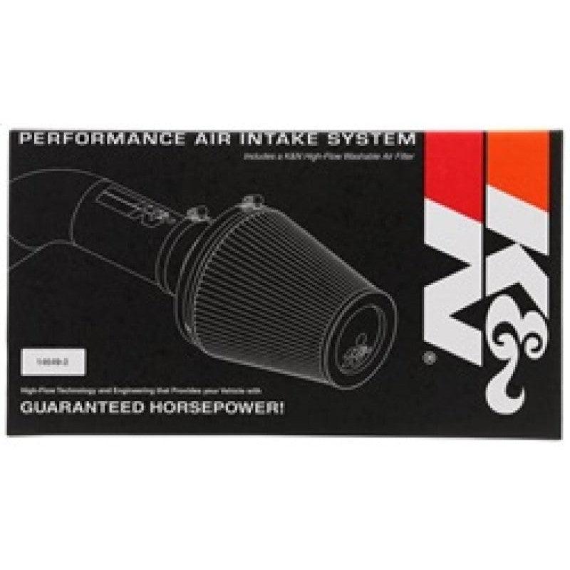 K&N 13-14 Honda Accord 3.5L V6 69 Series Typhoon Air Intake System - Silver Cold Air Intake Kit - Saikospeed