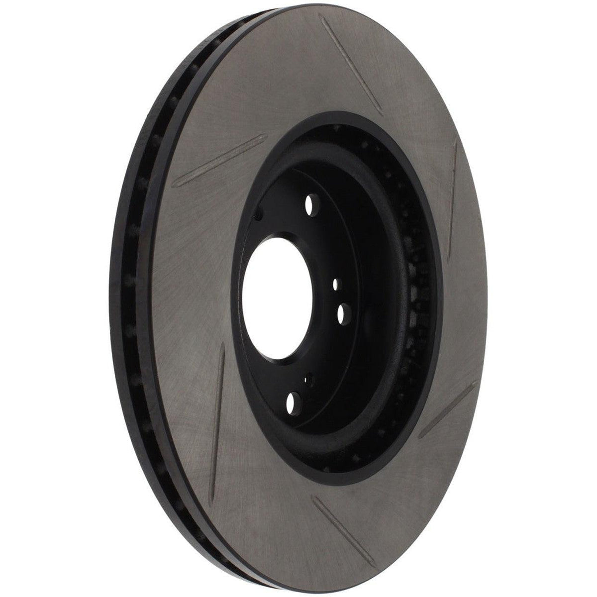 StopTech Power Slot Slotted 06-08 Honda Civic Si Front Right Rotor - Saikospeed