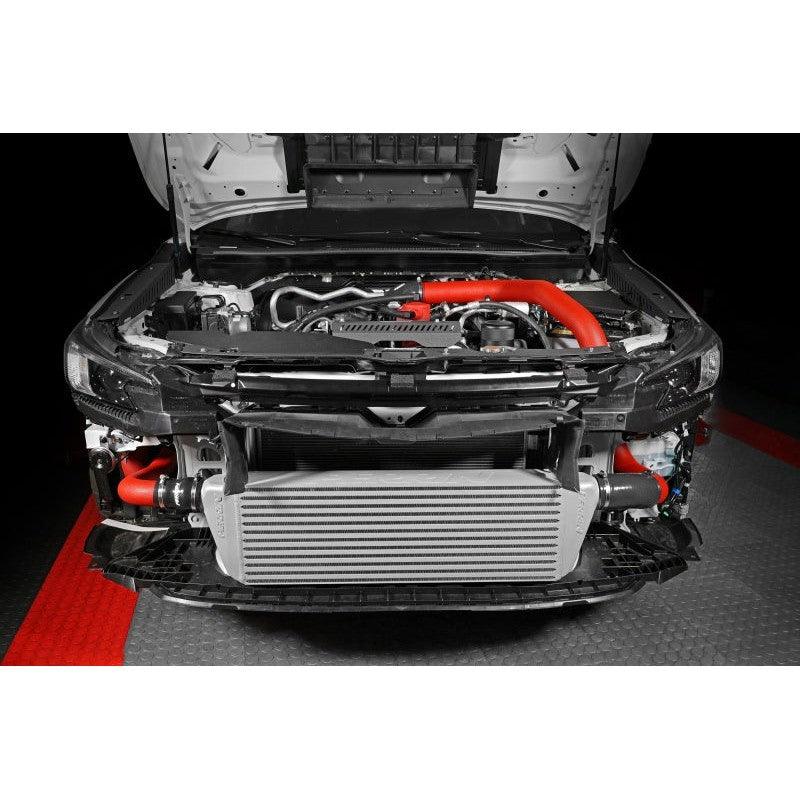 Perrin 22-23 Subaru WRX Front Mount Intercooler Kit (Red Tubes & Silver Core) - Saikospeed