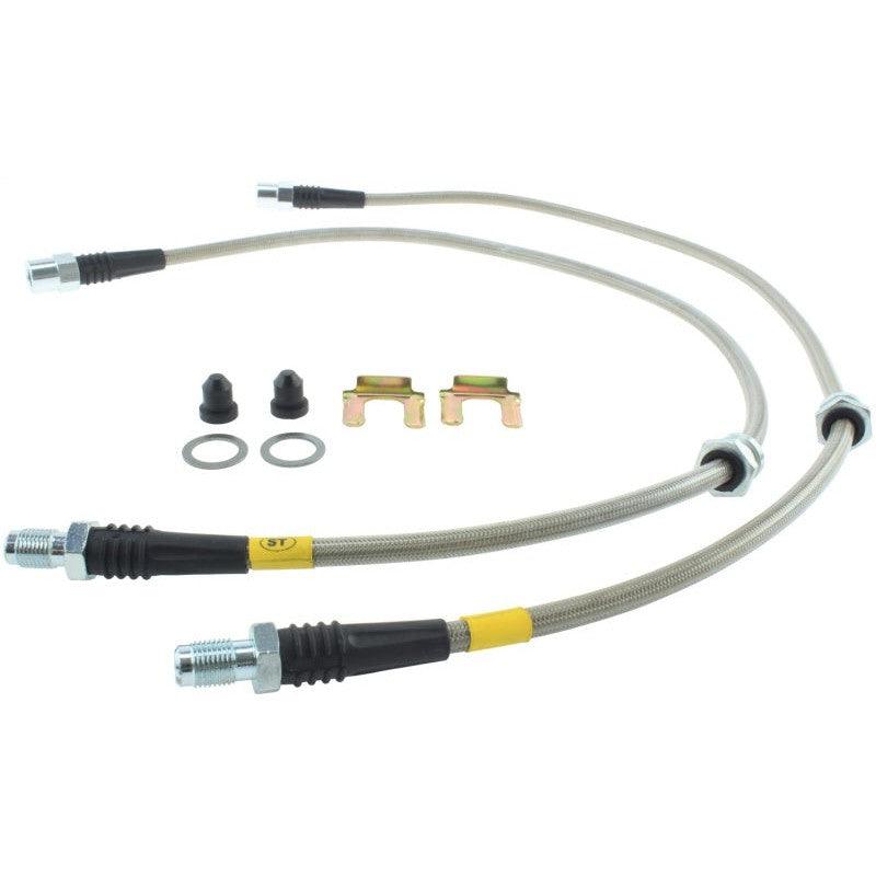 StopTech 2012 BMW 335i Front SS Brake Lines - Saikospeed