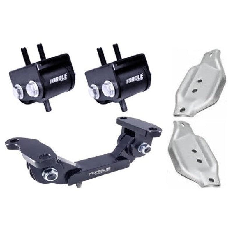 Torque Solution Engine/Transmission Mount Kit w/ OEM Mount Plates: 02-14 Subaru WRX / 04+ STI - Saikospeed