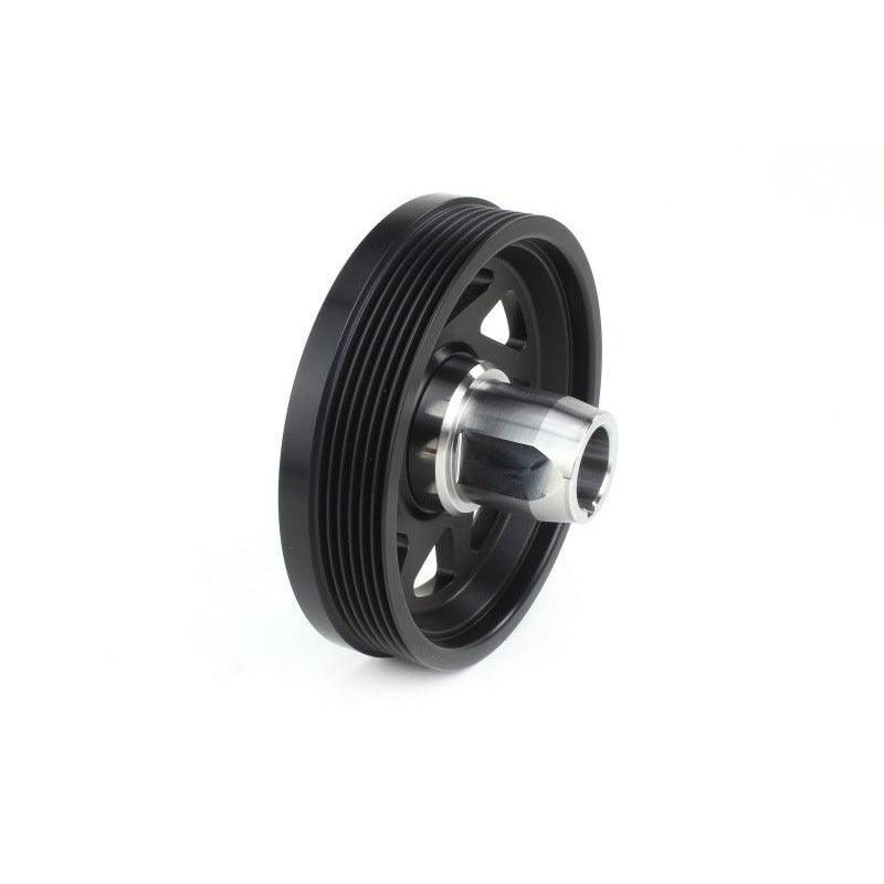 Perrin 2022 BRZ/86 / 19-22 Subaru WRX Lightweight Crank Pulley (FA/FB Eng w/Small Hub) - Black - Saikospeed