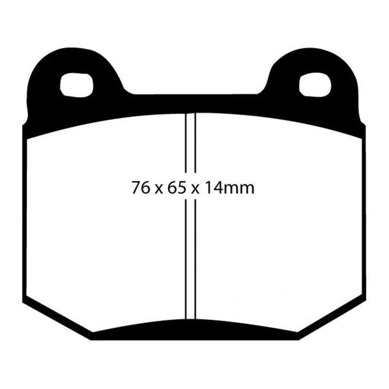 EBC 03-04 Infiniti G35 3.5 (Manual) (Brembo) Redstuff Rear Brake Pads - Saikospeed
