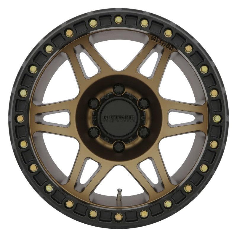 Method MR106 Beadlock 17x9 -44mm Offset 5x5 71.5mm CB Method Bronze w/BH-H24125 Wheel - Saikospeed