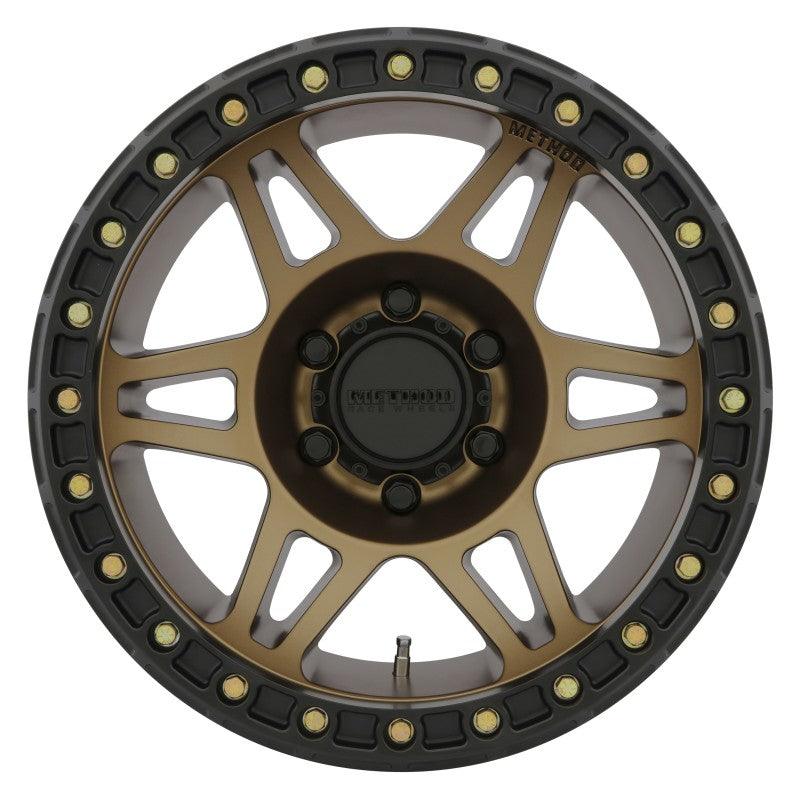 Method MR106 Beadlock 17x9 -44mm Offset 6x5.5 108mm CB Method Bronze w/BH-H24125 Wheel - Saikospeed