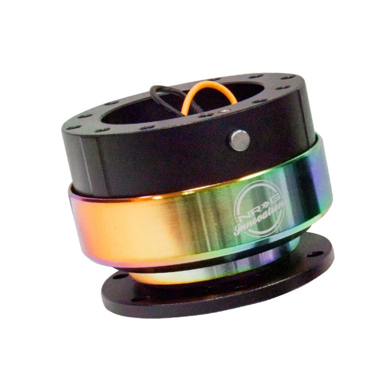 NRG Quick Release Gen 2.0 - Black Body / Neochrome Ring