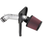 K&N 2013-14 Honda Accord 2.4L L4 69 Series Typhoon Air Intake System - Silver Cold Air Intake Kit - Saikospeed