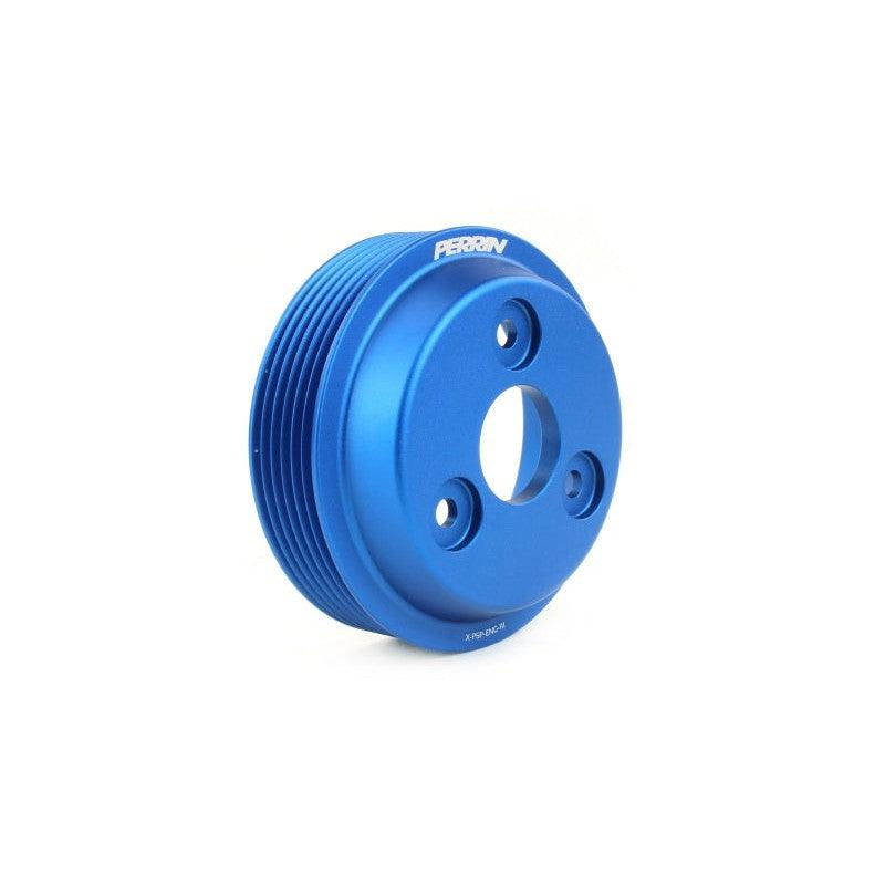 Perrin 15-21 Subaru WRX Lightweight Water Pump Pulley - Blue - Saikospeed
