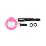Perrin 15-17 Subaru WRX/STI Tow Hook Kit (Front) - Hyper Pink - Saikospeed