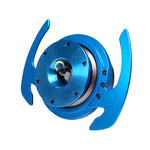 NRG Quick Release Kit Gen 4.0 - Blue Body / Blue Ring w/ Handles