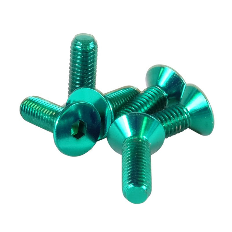 NRG Steering Wheel Screw Upgrade Kit (Conical) - Green