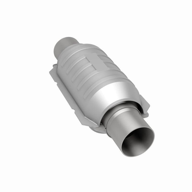 MagnaFlow Conv Univ 2.25in Inlet/Outlet Center/Center Round 9in Body L x 5.125in W x 13in Overall L - Saikospeed