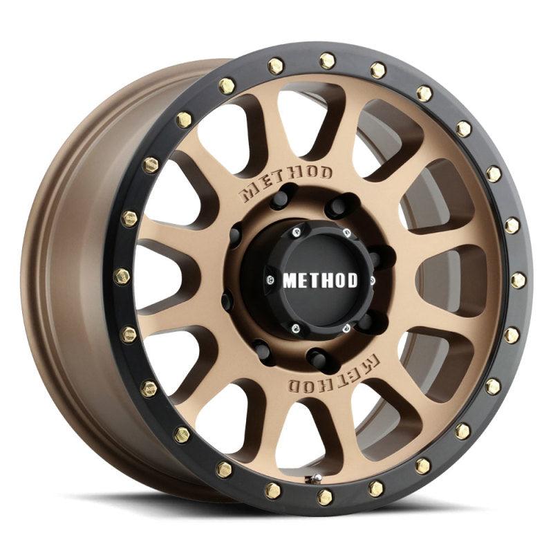 Method MR305 NV HD 18x9 +18mm Offset 8x6.5 130.81mm CB Method Bronze/Black Street Loc Wheel - Saikospeed