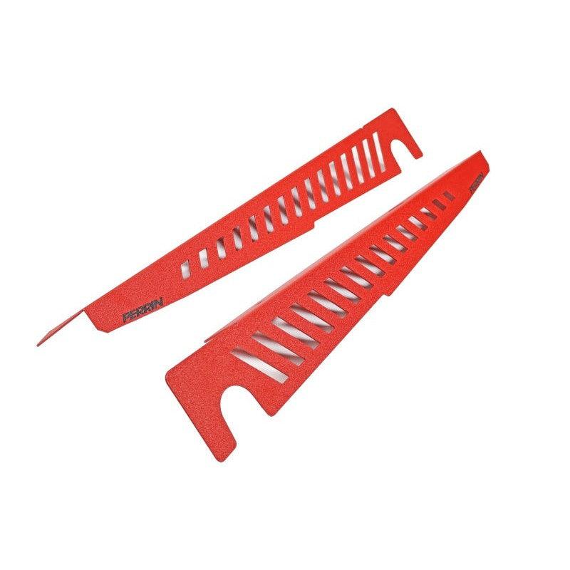 Perrin 22-23 Subaru WRX Fender Shroud Set - Red - Saikospeed