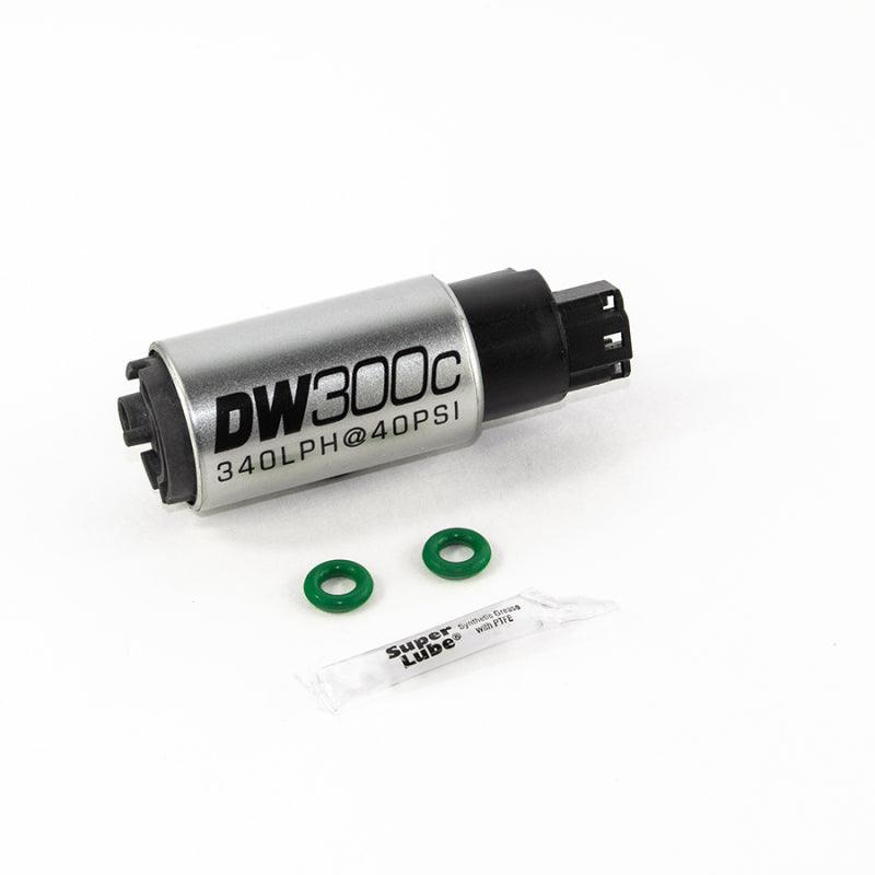 DeatschWerks 340lph DW300C Compact Fuel Pump w/ 02-06 RSX Set Up Kit (w/o Mounting Clips) - Saikospeed