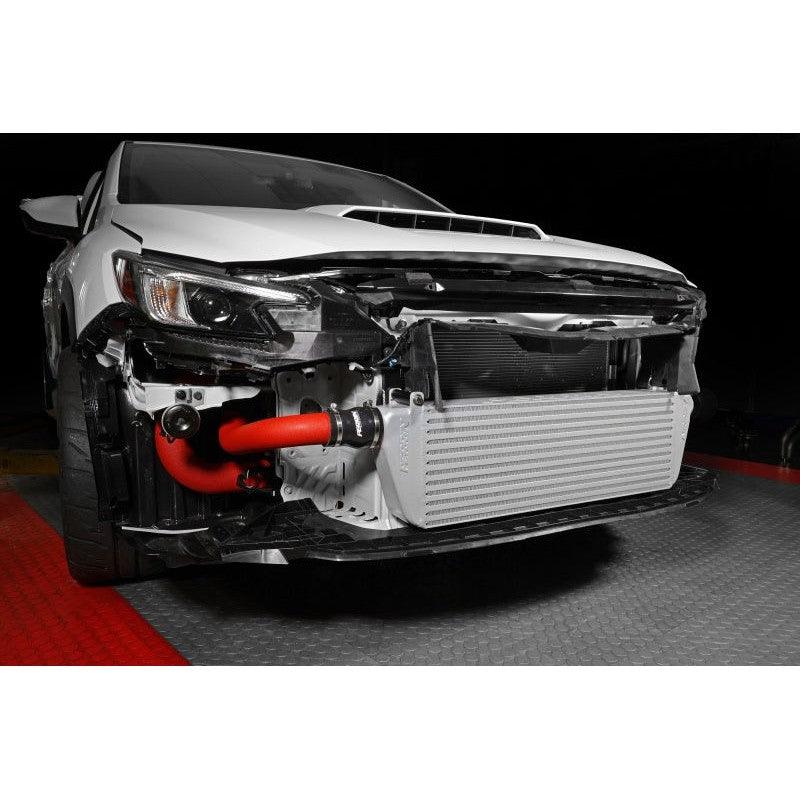 Perrin 22-23 Subaru WRX Front Mount Intercooler Kit (Red Tubes & Silver Core) - Saikospeed