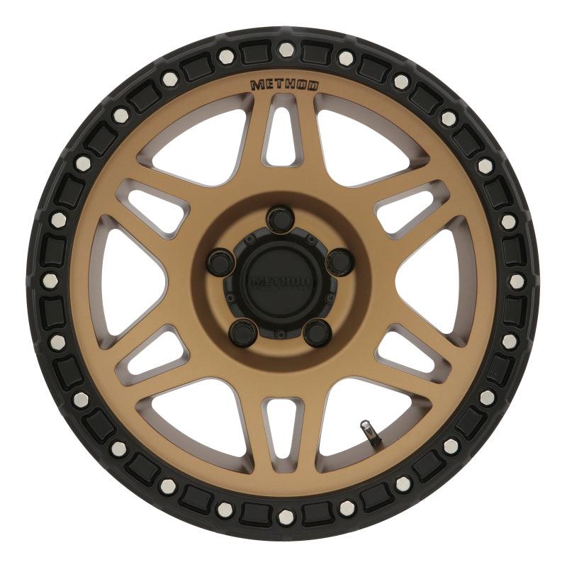 Method MR312 17x8.5 0mm Offset 5x5 71.5mm CB Method Bronze/Black Street Loc Wheel - Saikospeed